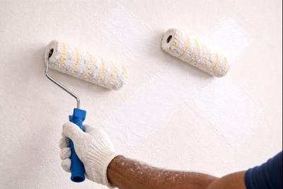 Application de peinture en passes croisées