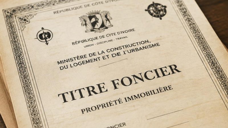 Titre foncier en Côte d'ivoire